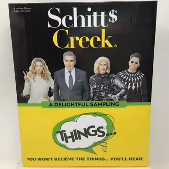 * Schitts Creek A Delightful Sampling Things Card Game NEW - Picture 1 of 3